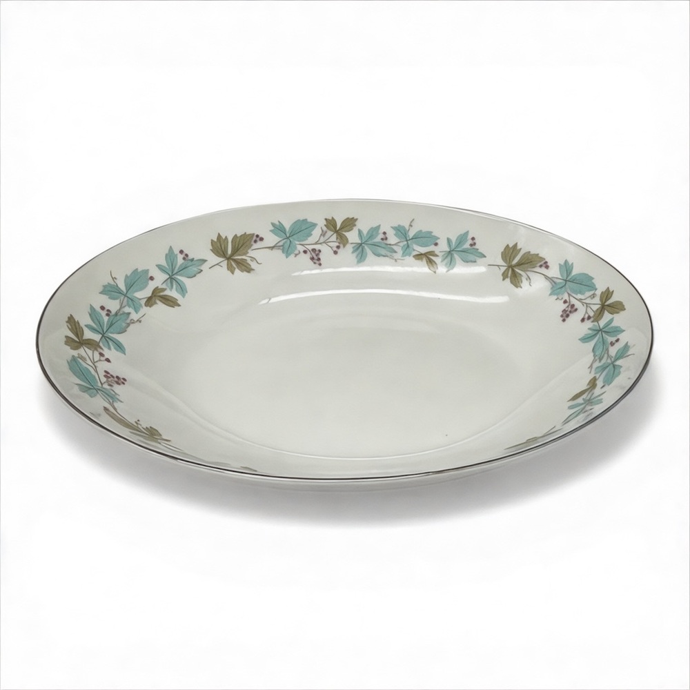 Vintage MCM Leaf and Berry Serving Plater